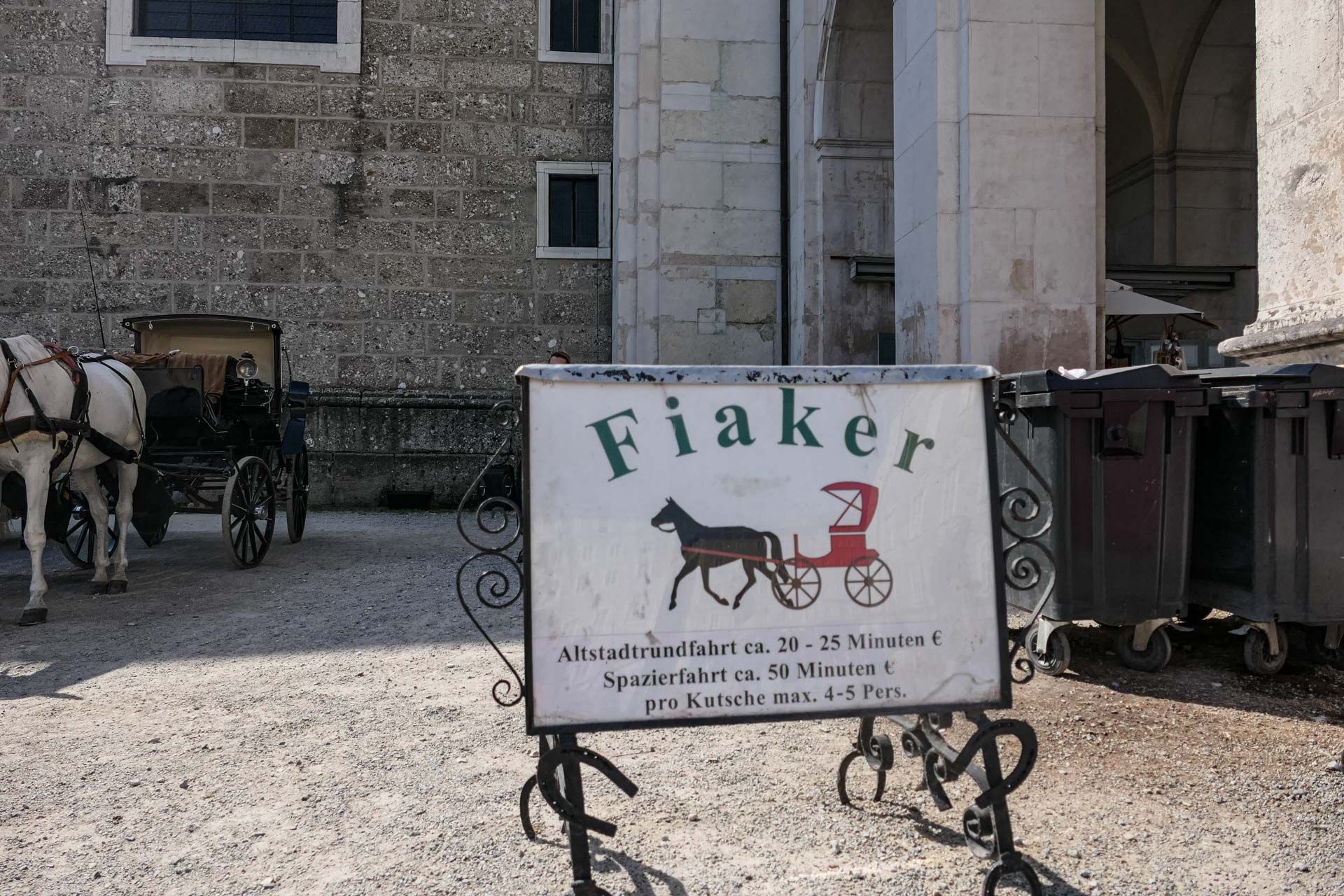 Fiaker Parkplatz