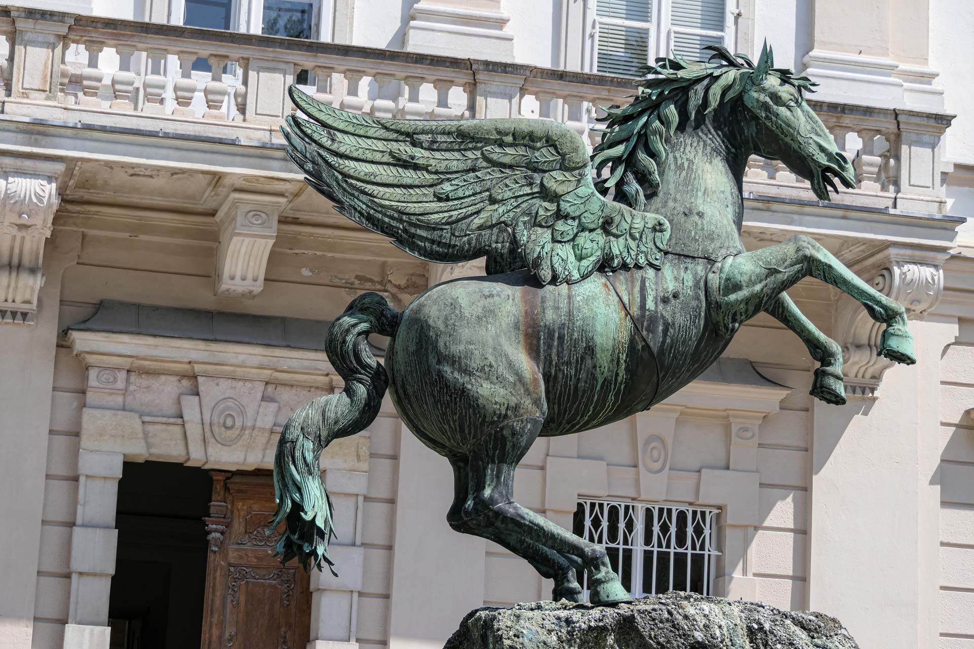 das Fliegende Pferd Formatfüllend