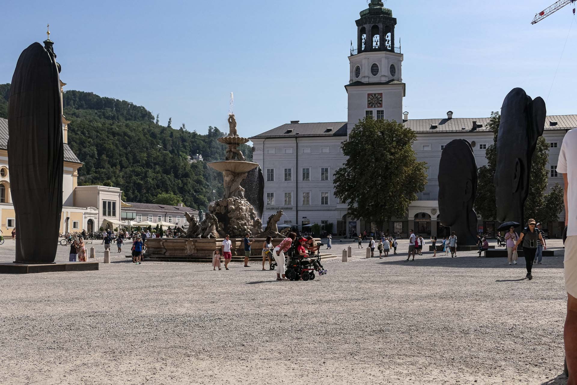 Julia auf dem Domplatz
